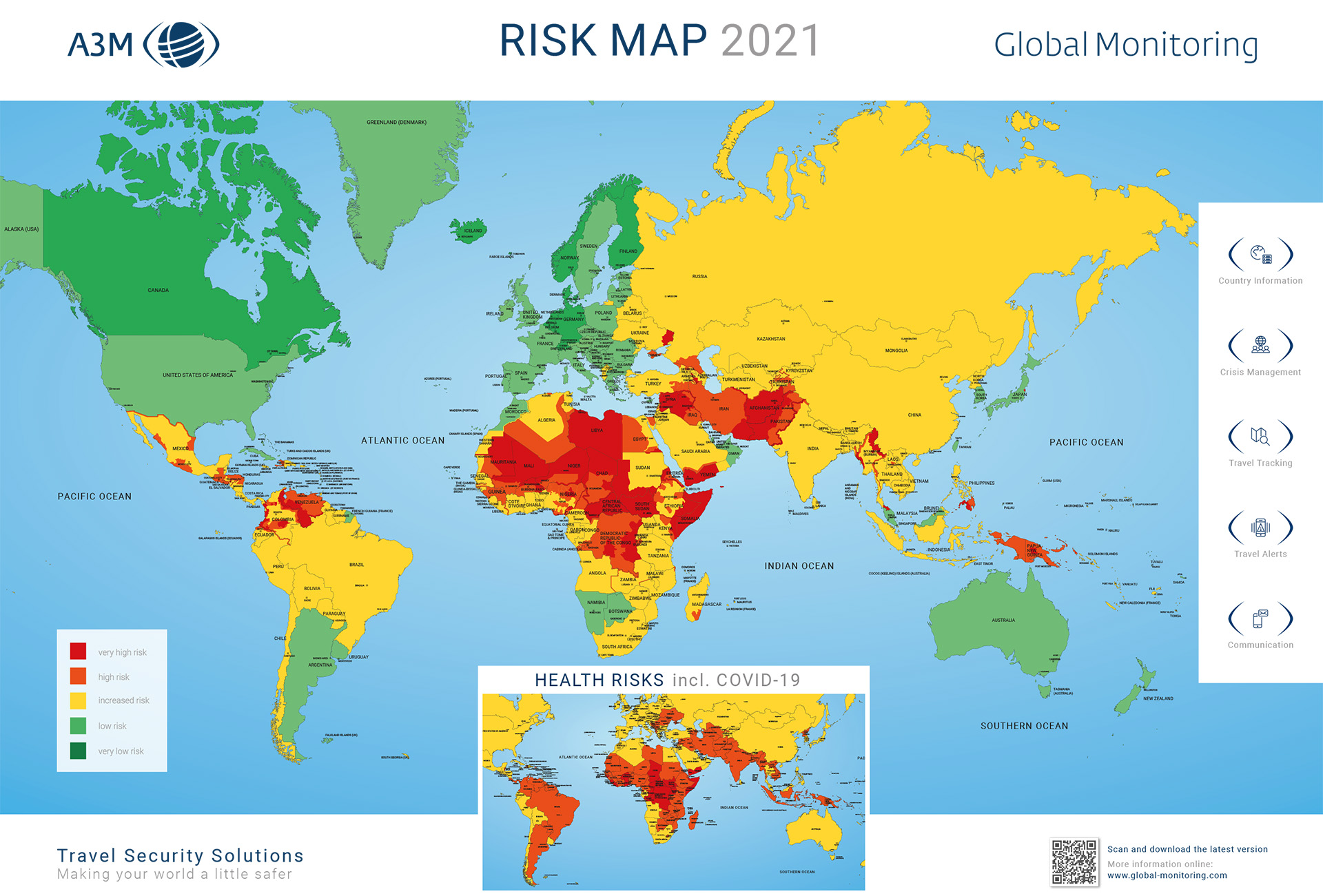 Risk Map A3m Global Monitoring