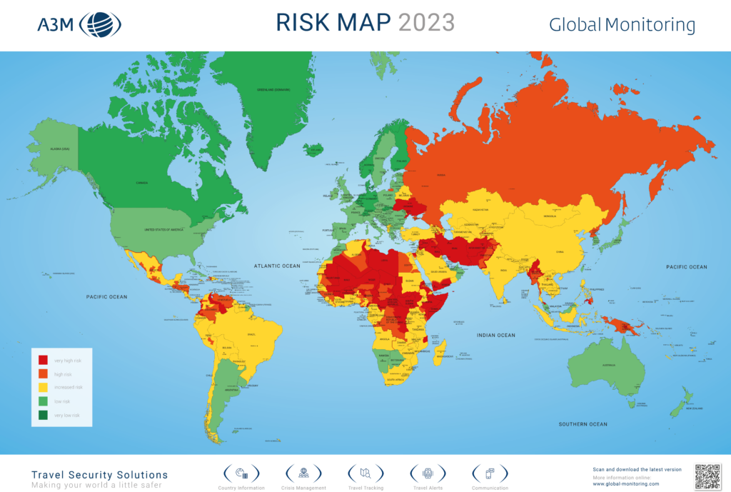 Risk Map A3M Global Monitoring
